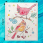 Spring Cardinal Swedish Dishcloth – Nature Decor Gift