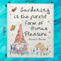Gardening Gnome Quote Swedish Dishcloth – Spring Flower Gift