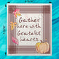 Gather Here Swedish Dishcloth – Thanksgiving Kitchen Quote
