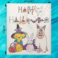 Halloween Dogs Swedish Dishcloth – Spooky Pup Parade