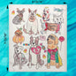 Dogs in Costumes Swedish Dishcloth – Halloween Pet Parade
