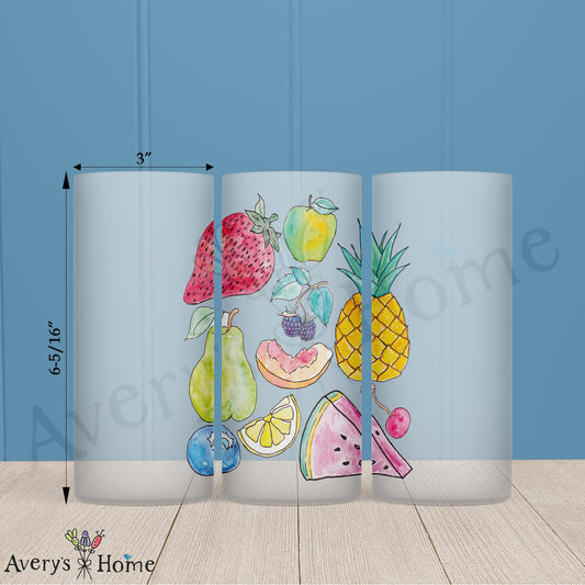 Fruit of the Spirit 16oz Frosted Glass