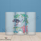 Sea Turtle Breeds 16oz Frosted Glass – Peaceful Ocean Decor