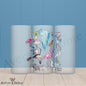Coastal Birds 16oz Frosted Glass