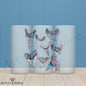 Shark Teeth 16oz Frosted Glass