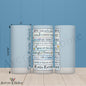 Beach House Rules 16oz Frosted Glass