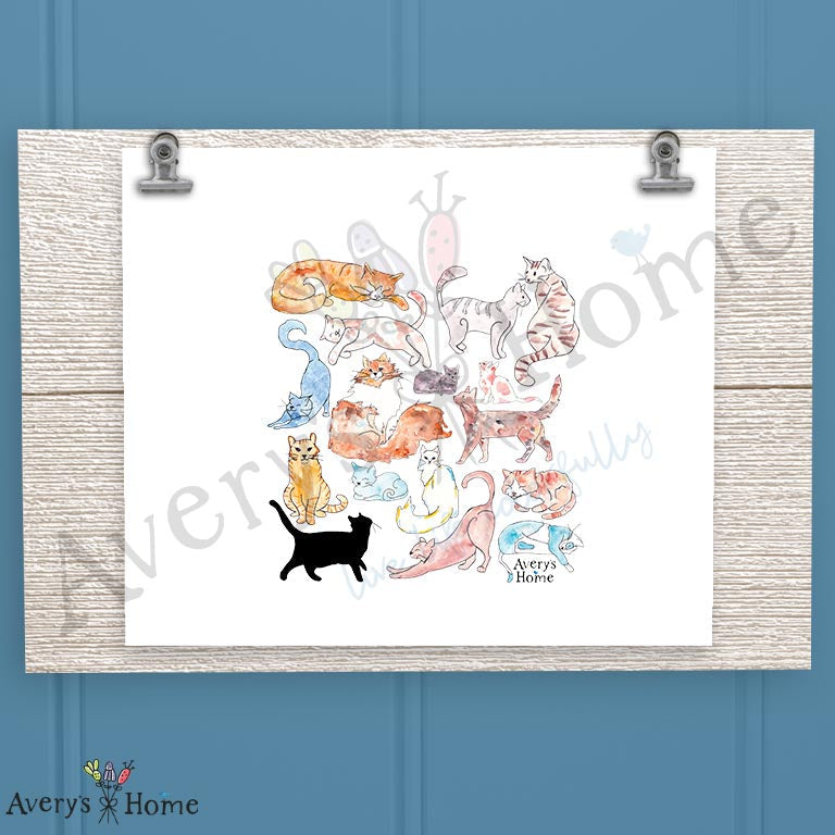 Favorite Cat Breeds 16oz Frosted Glass