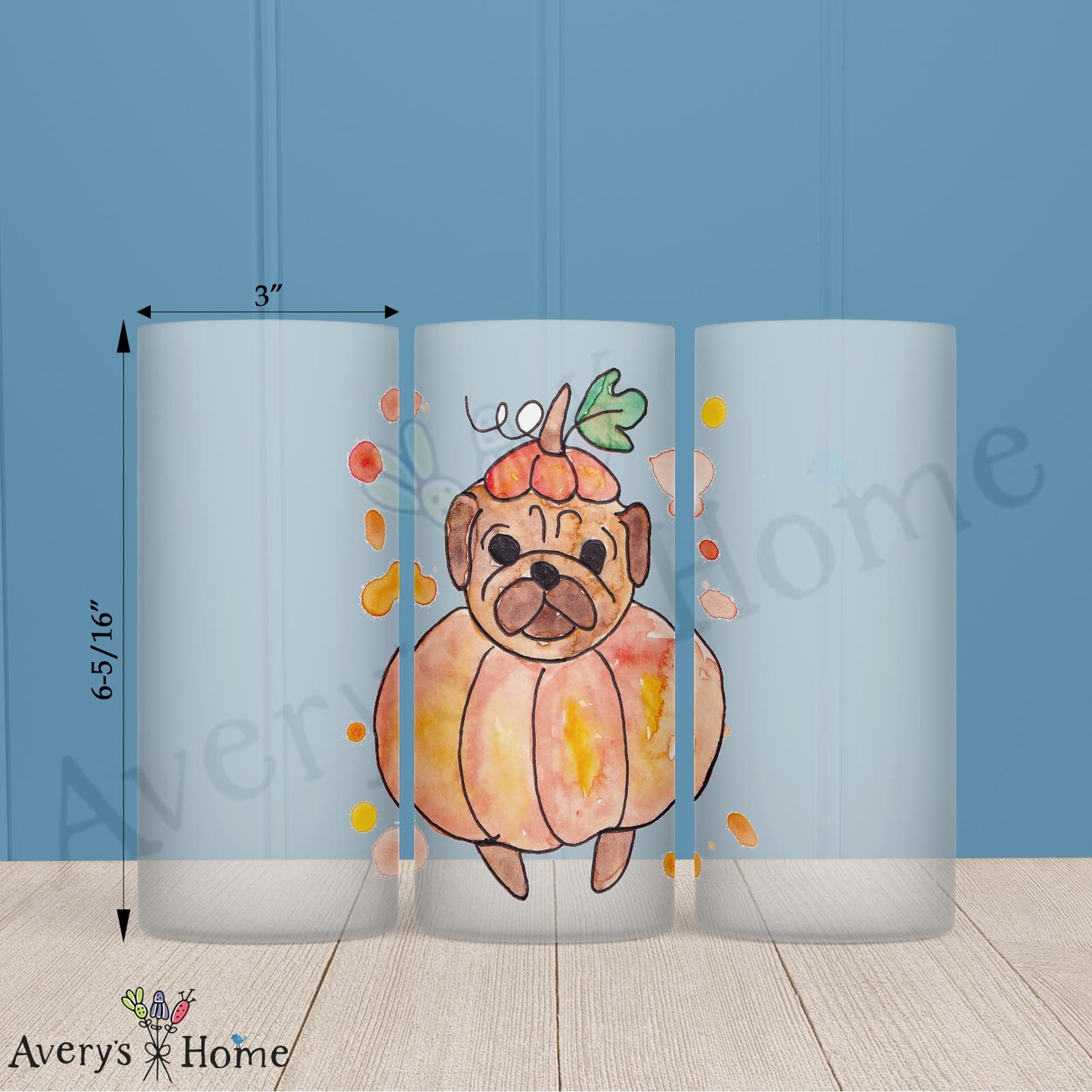 Pumpkin Spice Season 16oz Frosted Glass – Autumn Favorite Gift