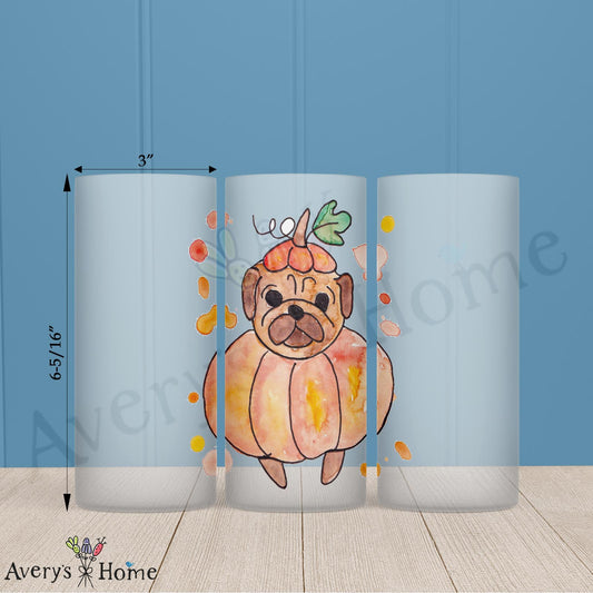 Pumpkin Spice Season 16oz Frosted Glass – Autumn Favorite Gift