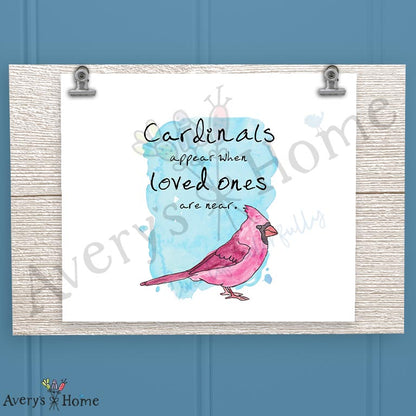 Cardinal Loved One 16oz Frosted Glass – Sentimental Bird Decor