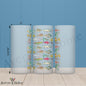 Lake Fish Pattern 16oz Frosted Glass – Freshwater Decor