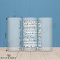 Lake House Rules 16oz Frosted Glass