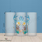 Mountain Deer 16oz Frosted Glass – Rustic Woodland Decor