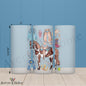 Western Horse Riding 16oz Frosted Glass – Cowboy Decor