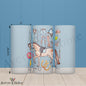 English Equestrian 16oz Frosted Glass – Custom Rider Gift