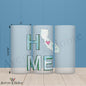 HOME in California 16oz Frosted Glass