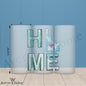 HOME in Idaho 16oz Frosted Glass