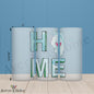 HOME in Illinois 16oz Frosted Glass – Cornfields to Cityscape