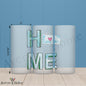 HOME in Kansas 16oz Frosted Glass – Wheat & Wide Skies