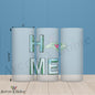 HOME in North Carolina 16oz Frosted Glass – Mountains to Coast