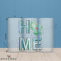 HOME in Wisconsin 16oz Frosted Glass – Cheese, Lakes & Love