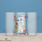 Indiana State Map 16oz Frosted Glass