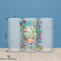 Iowa State Icon 16oz Frosted Glass – Cornfields & Kindness