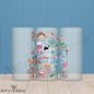 Texas State Map 16oz Frosted Glass