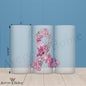 Breast Cancer 16oz Frosted Glass – Courage, Strength & Support