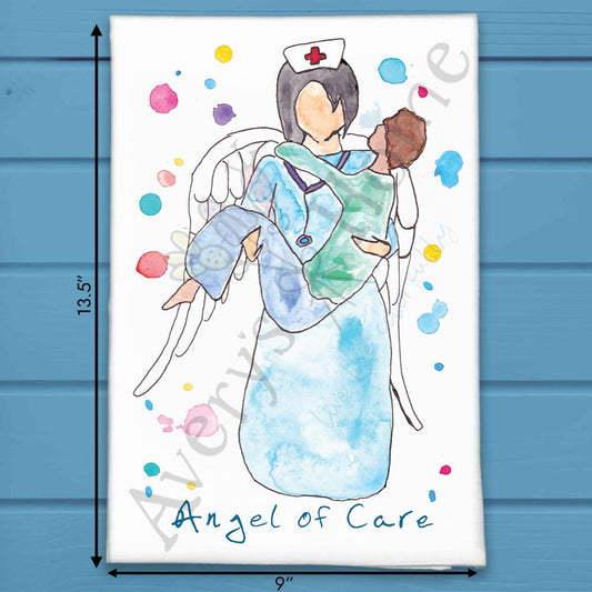 Angel of Care Tea Towel – Inspirational Gift