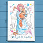 Angel of Cats Tea Towel – Comfort for Cat Lovers
