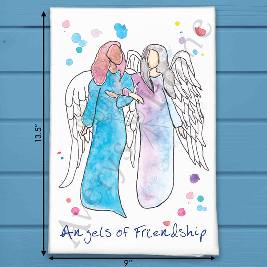 Angel of Friendship Tea Towel – Gift for a Friend
