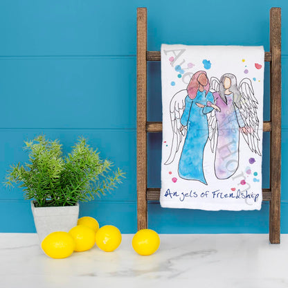 Angel of Friendship Tea Towel – Gift for a Friend
