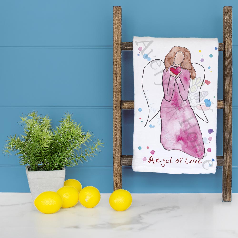 Angel of Love Tea Towel – Heartfelt Home Gift