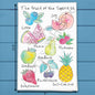 Fruit of the Spirit Tea Towel – Christian Kitchen Decor
