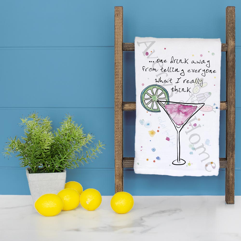 What I Think Tea Towel – Sassy Hostess Gift