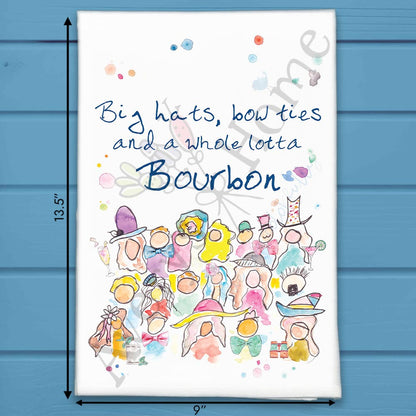 Kentucky Derby Tea Towel – Southern Party Decor