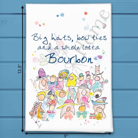 Kentucky Derby Tea Towel – Southern Party Decor