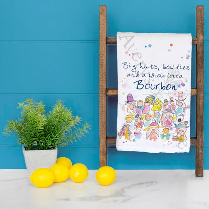 Kentucky Derby Tea Towel – Southern Party Decor