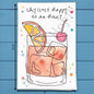 Happy Hour Tea Towel – Cocktail Time Gift