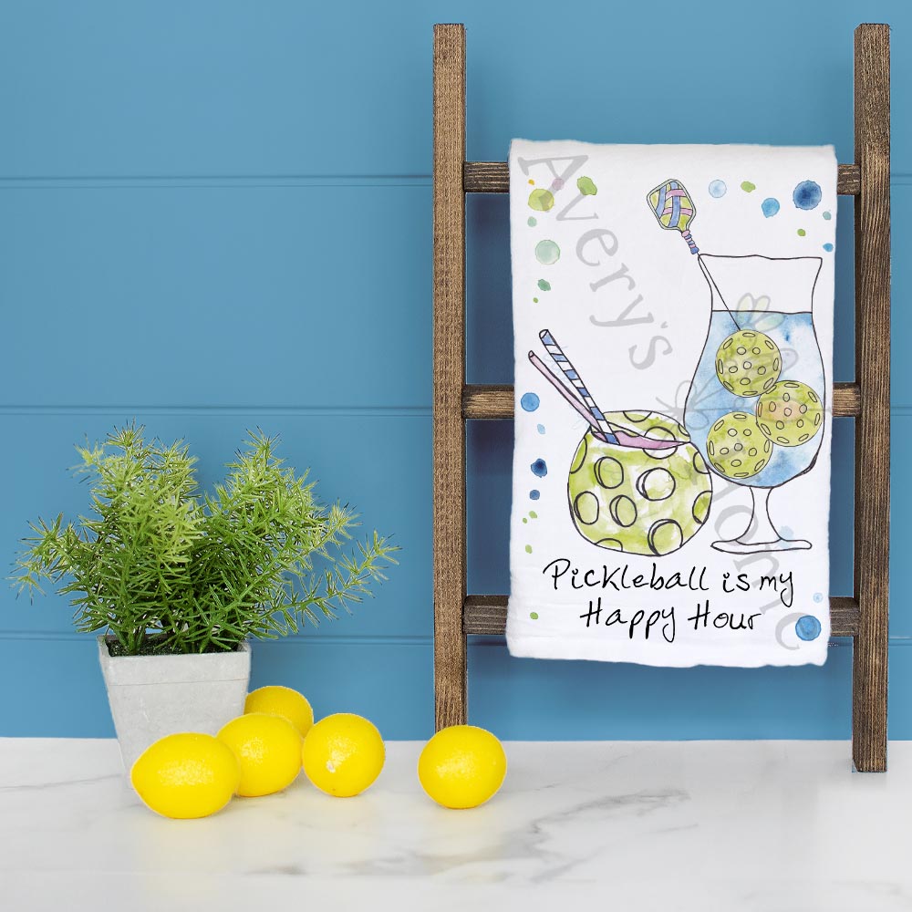 Happy Hour Tea Towel – Cocktail Time Gift