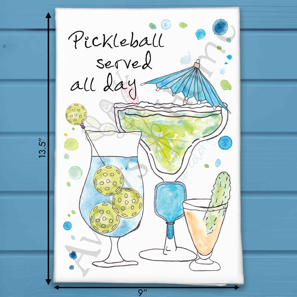 Pickleball Served Tea Towel – Game Night Humor