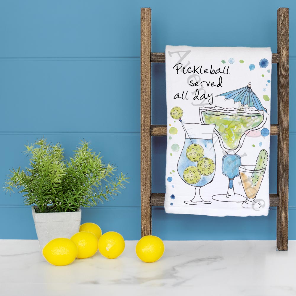 Pickleball Served Tea Towel – Game Night Humor