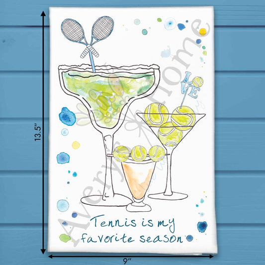 Tennis Season Tea Towel – Match Day Gift