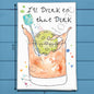 Pickleball & Dinks Tea Towel – Sporty Humor Gift
