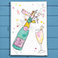 Champagne Party Tea Towel – Celebration Decor