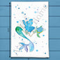 Mermaid & Turtle Tea Towel
