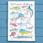 Saltwater Fishing Tea Towel – Sport Ocean Gift