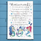 Motherhood Tea Towel – Sentimental Gift for Moms