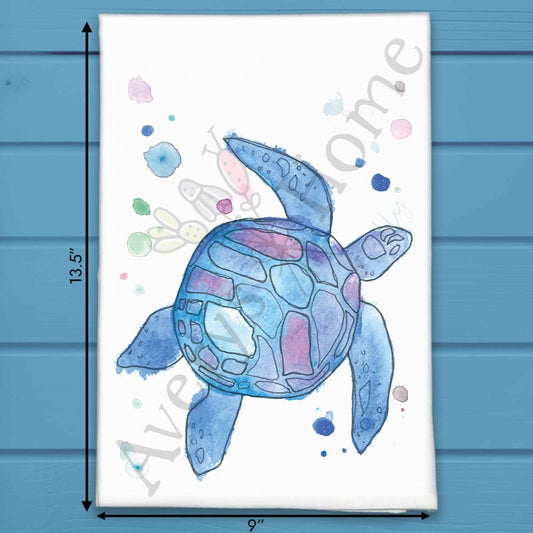 Sea Turtle Tea Towel – Ocean Lover Gift